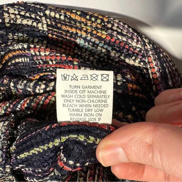 Damee Artsy Patchwork Sleeveless Button-up Tunic with Wire Collar Lagenlook XL - Picture 12 of 15